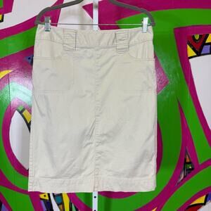 Banana Republic, Stretch Beige Casual Skirt. Size 12. Good used condition!